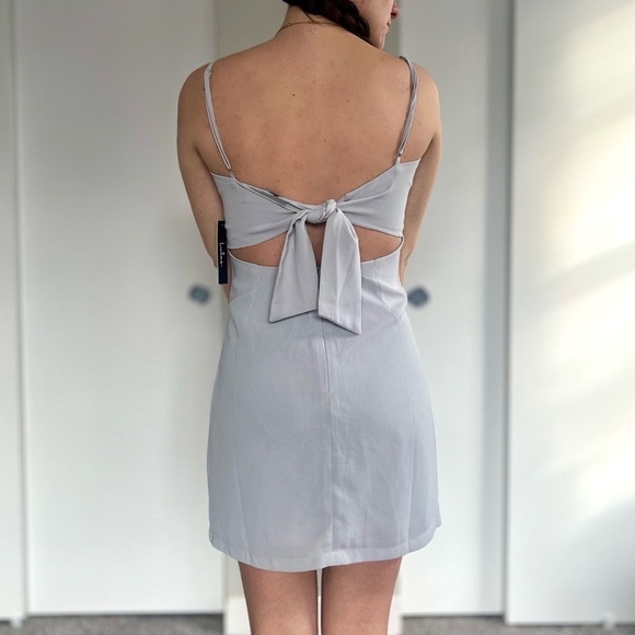 NWT Lulus Toast to Life Mini Dress – ’90s Coquette Minimalist Soft Girl Romantic - Picture 1 of 13